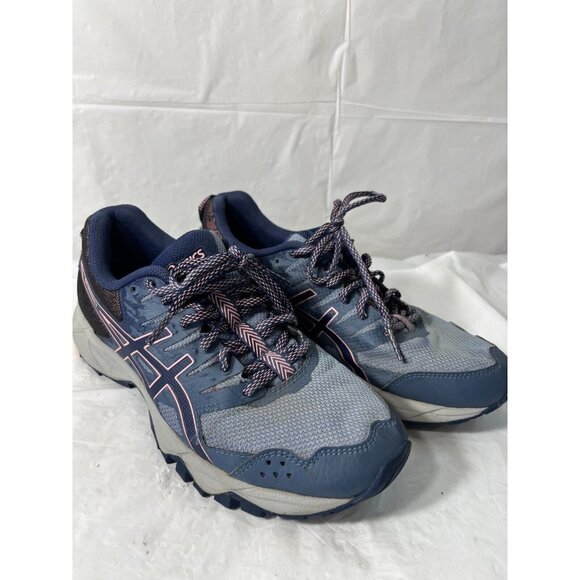 ASICS Women's Gel-Sonoma 3 Trail Blue/Begonia Pink 8 M - Picture 2 of 16